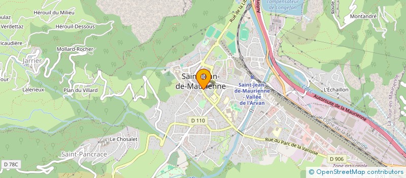 localisation de l'entreprise MADAME PAULETTE FAIVRE  SAINT-JEAN-DE-MAURIENNE