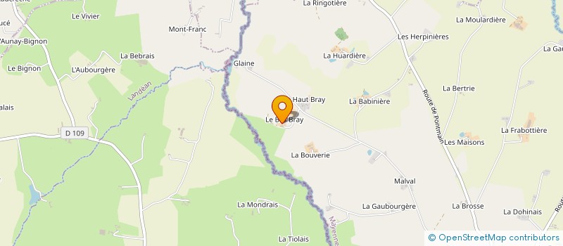 localisation de l'entreprise MADAME PAULETTE FARROUAULT à SAINT-ELLIER-DU-MAINE