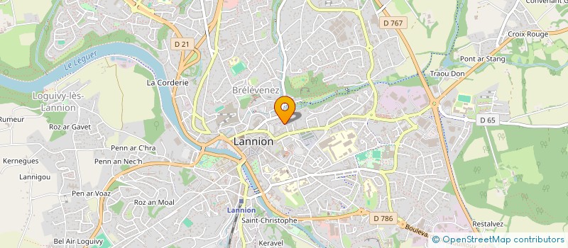 localisation de l'entreprise MADAME PAULETTE FEGAR à LANNION
