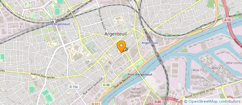 localisation de l'entreprise MADAME PAULETTE FLEURIGANT  ARGENTEUIL