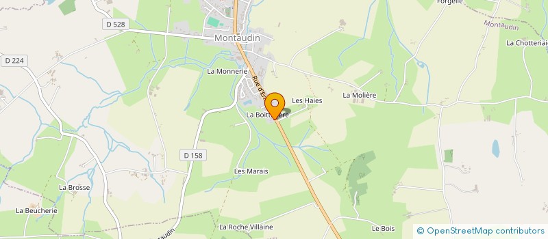 localisation de l'entreprise MADAME PAULETTE FOURNIER à MONTAUDIN