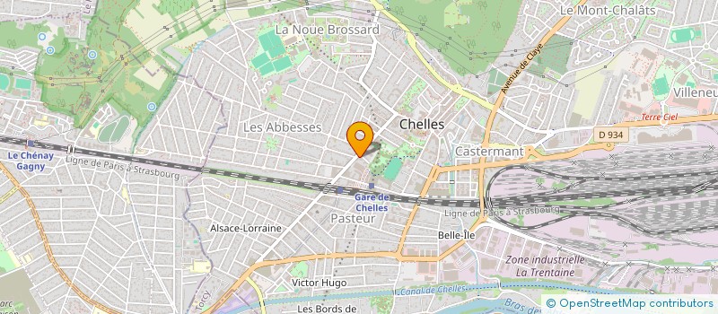 localisation de l'entreprise MADAME PAULETTE FRIARD  CHELLES