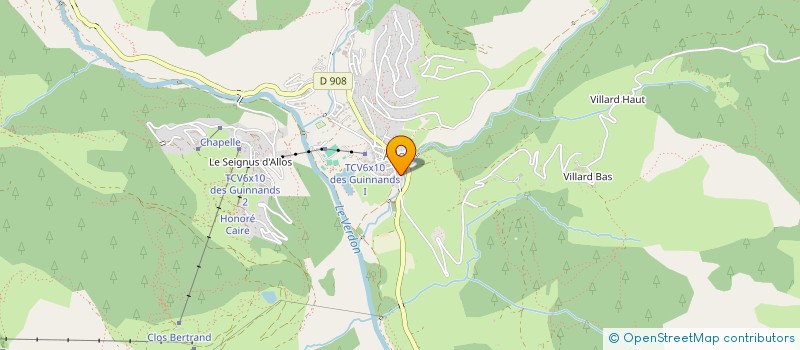 localisation de l'entreprise MADAME PAULETTE FULCONIS à ALLOS