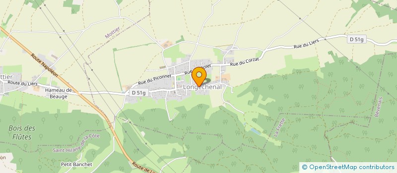 localisation de l'entreprise MADAME PAULETTE GANDIT  LONGECHENAL