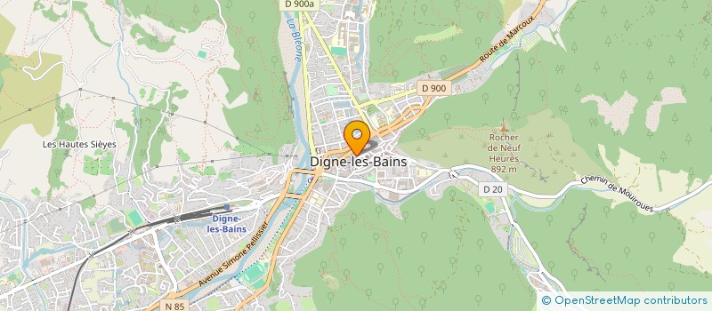 localisation de l'entreprise MADAME PAULETTE GARRON à DIGNE-LES-BAINS