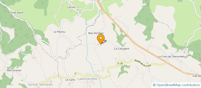 localisation de l'entreprise MADAME PAULETTE GASTON à LABESSERETTE