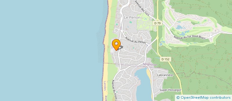 localisation de l'entreprise MADAME PAULETTE GELEZ  SEIGNOSSE