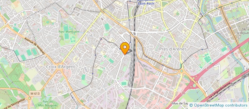 localisation de l'entreprise MADAME PAULETTE GENESTIER à MONTPELLIER