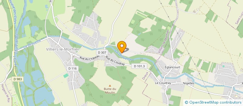 localisation de l'entreprise MADAME PAULETTE GERARD à VILLIERS-LE-MORHIER