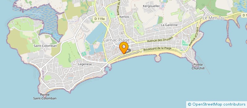 localisation de l'entreprise MADAME PAULETTE GERAUD-DIAMEDO  CARNAC
