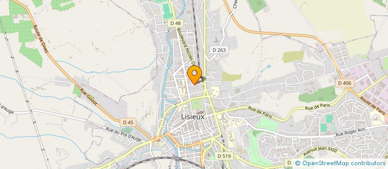 localisation de l'entreprise MADAME PAULETTE GILLOT à LISIEUX