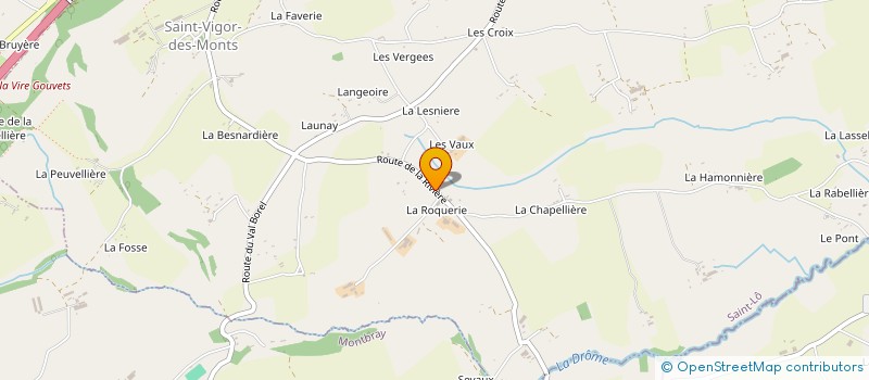 localisation de l'entreprise MADAME PAULETTE GIRARD  SAINT-VIGOR-DES-MONTS