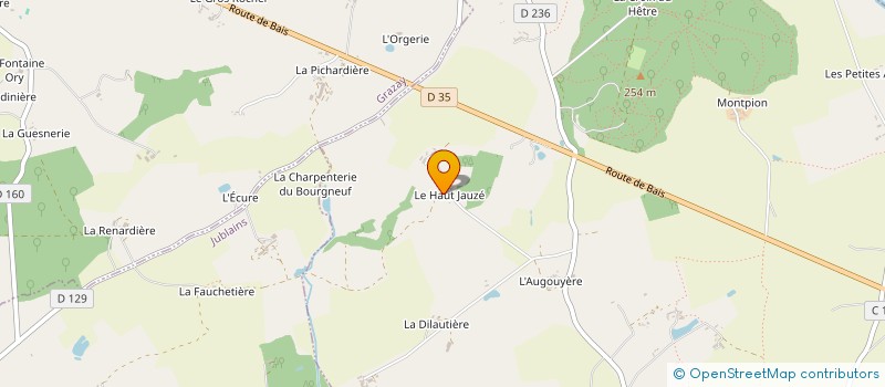 localisation de l'entreprise MADAME PAULETTE GOUPIL  HAMBERS