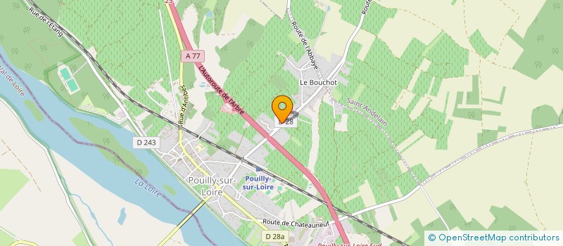 localisation de l'entreprise MADAME PAULETTE GOUSSE à POUILLY-SUR-LOIRE