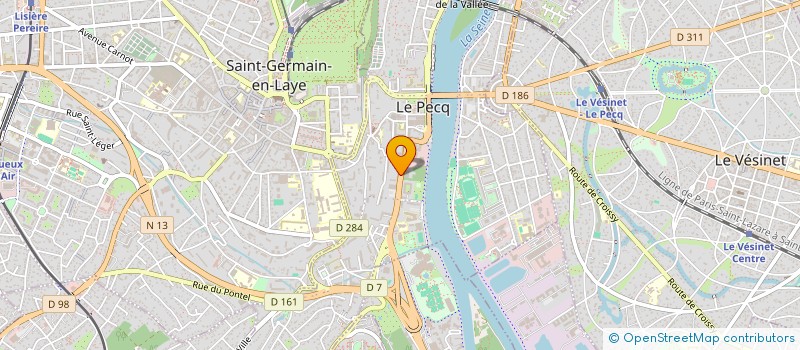 localisation de l'entreprise MADAME PAULETTE GOUTTE  LE PECQ