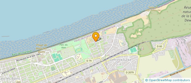 localisation de l'entreprise MADAME PAULETTE GUELGUE à DUNKERQUE