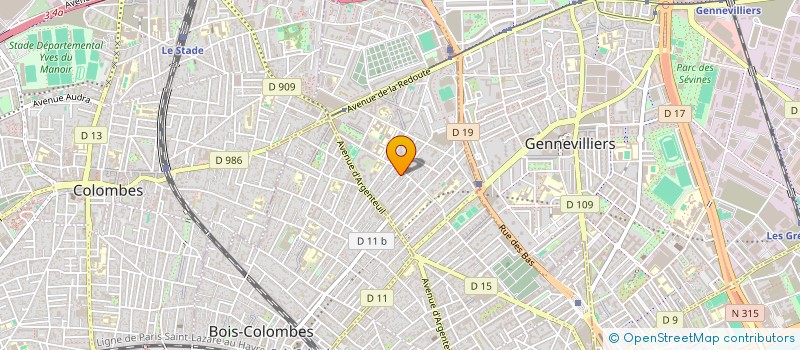 localisation de l'entreprise MADAME PAULETTE GUENIN à ASNIERES-SUR-SEINE