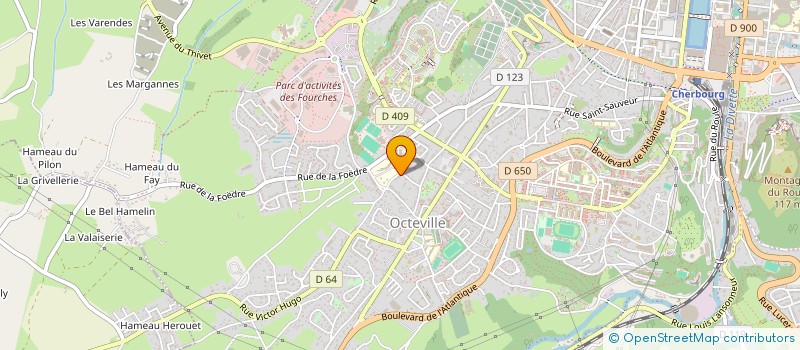 localisation de l'entreprise MADAME PAULETTE GUERET à CHERBOURG-EN-COTENTIN