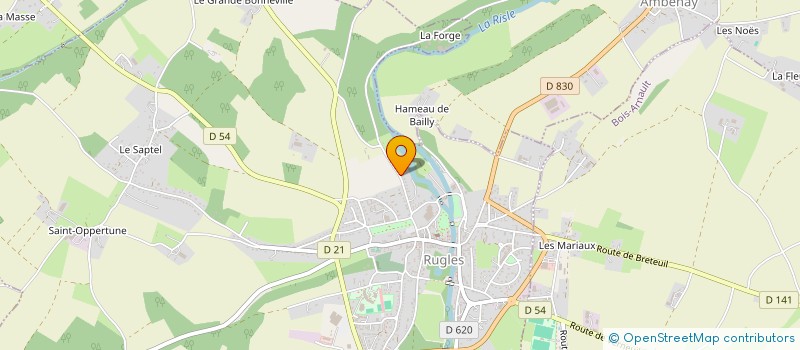 localisation de l'entreprise MADAME PAULETTE GUILLAUDEAU  RUGLES