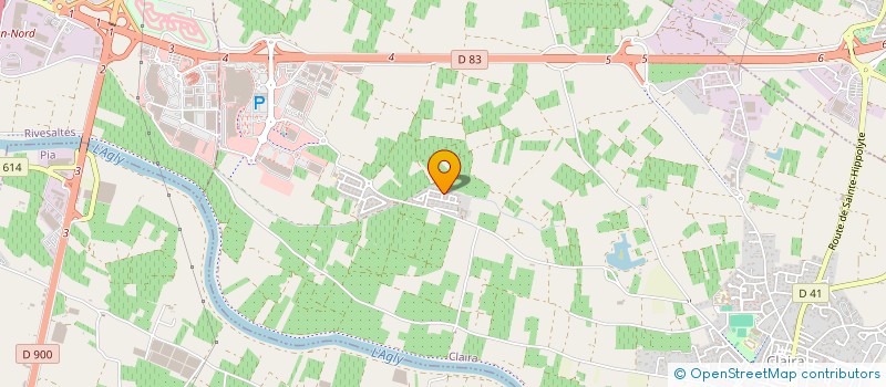 localisation de l'entreprise MADAME PAULETTE GUILLOT  CLAIRA