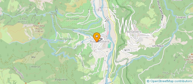 localisation de l'entreprise MADAME PAULETTE GULLI  ROQUEBILLIERE