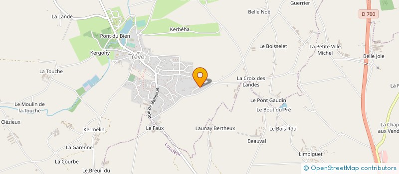 localisation de l'entreprise MADAME PAULETTE HAMAYON  TREVE