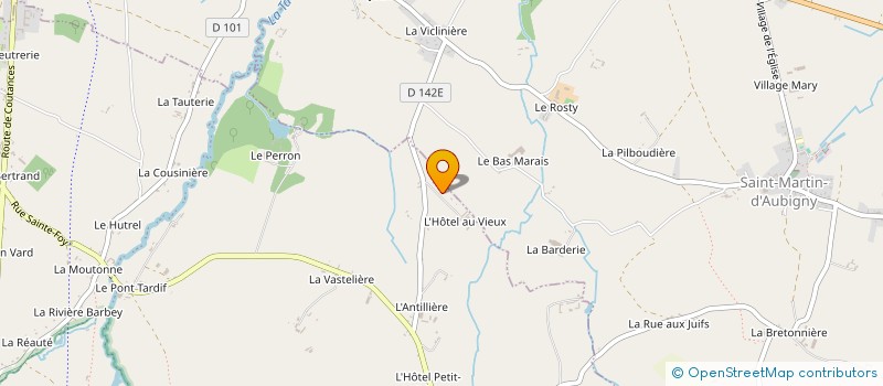 localisation de l'entreprise MADAME PAULETTE HEDOUIN  SAINT-SAUVEUR-VILLAGES