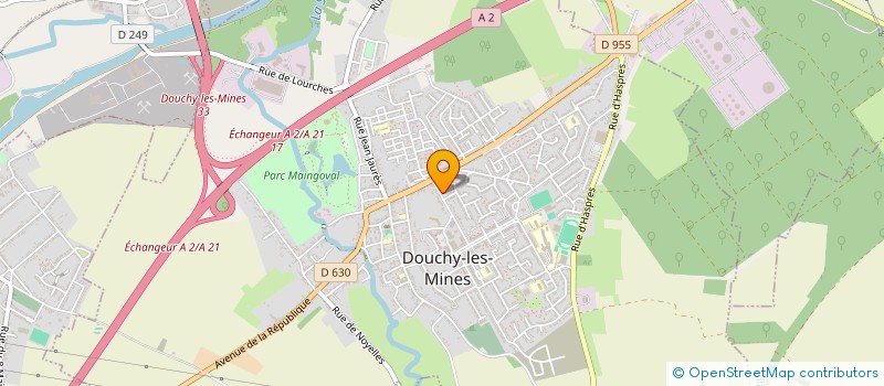 localisation de l'entreprise MADAME PAULETTE HENNEVIN à DOUCHY-LES-MINES