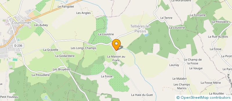 localisation de l'entreprise MADAME PAULETTE-HENRIETTE AMIOT à LE CHALANGE
