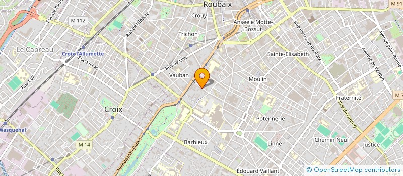 localisation de l'entreprise MADAME PAULETTE HEYMAN à ROUBAIX