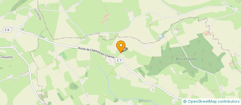 localisation de l'entreprise MADAME PAULETTE HORPIN  EPINEU LE CHEVREUIL