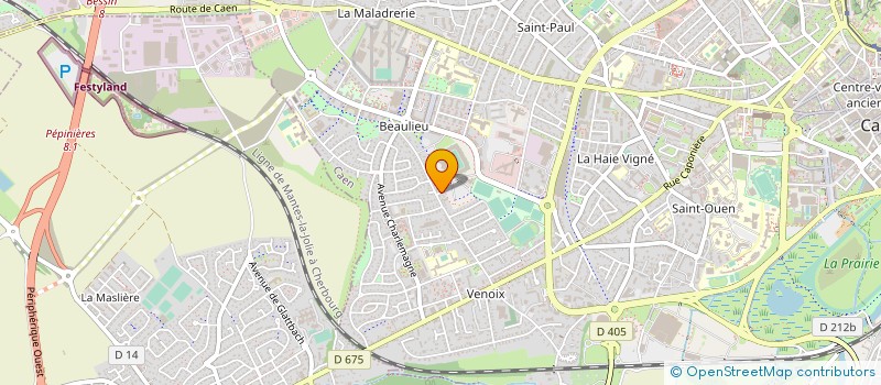 localisation de l'entreprise MADAME PAULETTE HOUEL à CAEN