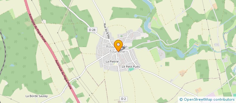 localisation de l'entreprise MADAME PAULETTE JAMAIN  ROUZIERS-DE-TOURAINE