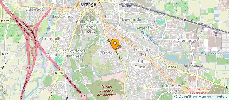 localisation de l'entreprise MADAME PAULETTE JAUME  ORANGE