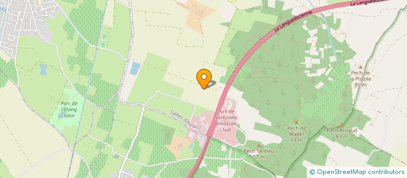 localisation de l'entreprise MADAME PAULETTE JEAN  SALLES-D'AUDE