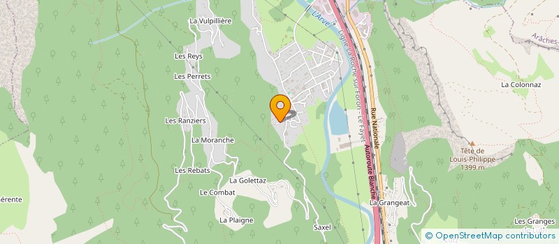 localisation de l'entreprise MADAME PAULETTE KERVELLA  CHATILLON-SUR-CLUSES