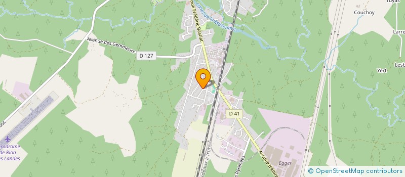 localisation de l'entreprise MADAME PAULETTE LABORDE à RION-DES-LANDES