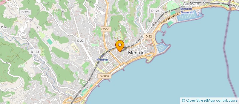 localisation de l'entreprise MADAME PAULETTE LABORDE  MENTON