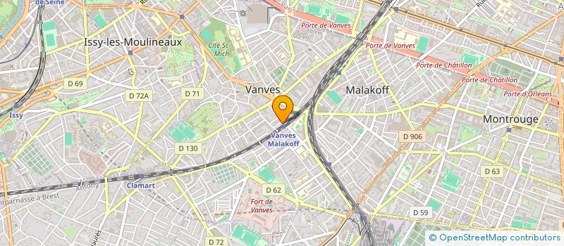 localisation de l'entreprise MADAME PAULETTE LABOUREL à VANVES