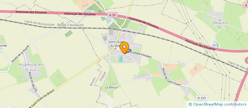 localisation de l'entreprise MADAME PAULETTE LAINE  SAINT-OUEN-DU-BREUIL