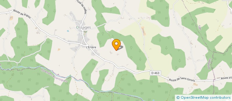 localisation de l'entreprise MADAME PAULETTE LAMARQUE  OSSAGES