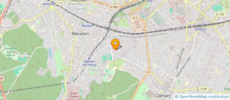 localisation de l'entreprise MADAME PAULETTE LASSINCE à MEUDON