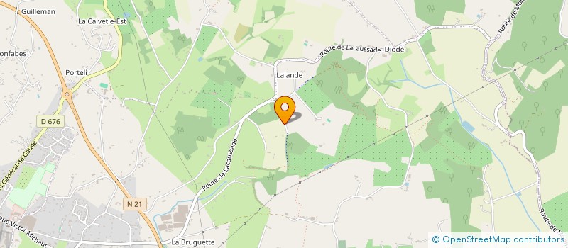 localisation de l'entreprise MADAME PAULETTE LASSORT  VILLENEUVE SUR LOT