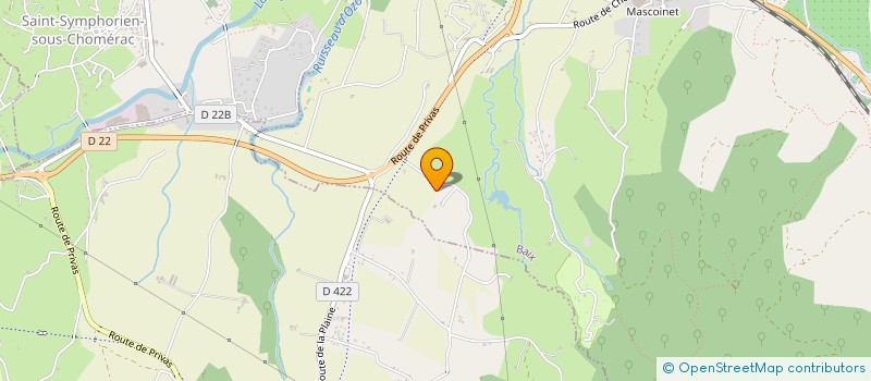 localisation de l'entreprise MADAME PAULETTE LAUVERGNAS  BAIX