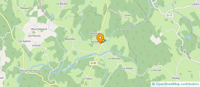 localisation de l'entreprise MADAME PAULETTE LAVAUD à SAINT-GEORGES-LA-POUGE