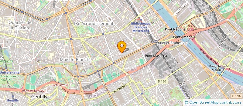 localisation de l'entreprise MADAME PAULETTE LAVERGNE  PARIS