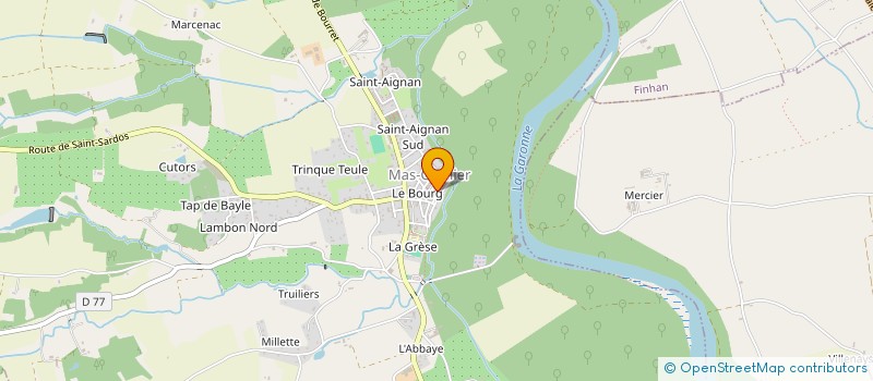 localisation de l'entreprise MADAME PAULETTE LAVERON  SAINT-SARDOS