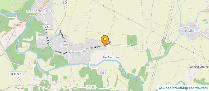 localisation de l'entreprise MADAME PAULETTE LE GALL à BEAUTHEIL-SAINTS