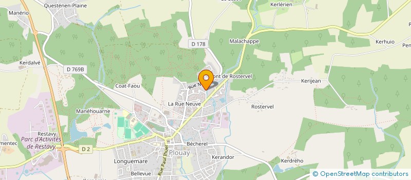 localisation de l'entreprise MADAME PAULETTE LE GOFF  PLOUAY