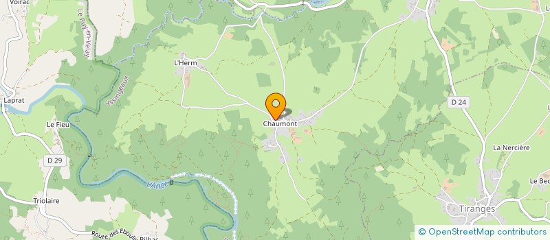 localisation de l'entreprise MADAME PAULETTE LECAILLON  CRAPONNE-SUR-ARZON